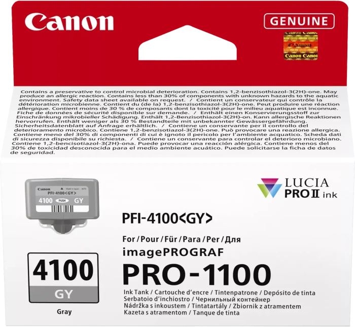 Canon Tinte PFI-4100GY grau