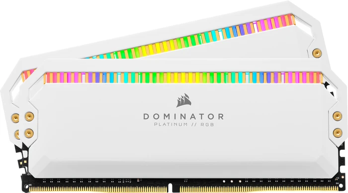 Corsair Dominator Platinum RGB White UDIMM 16GB Kit, DDR4-3200, CL16-18-18-36