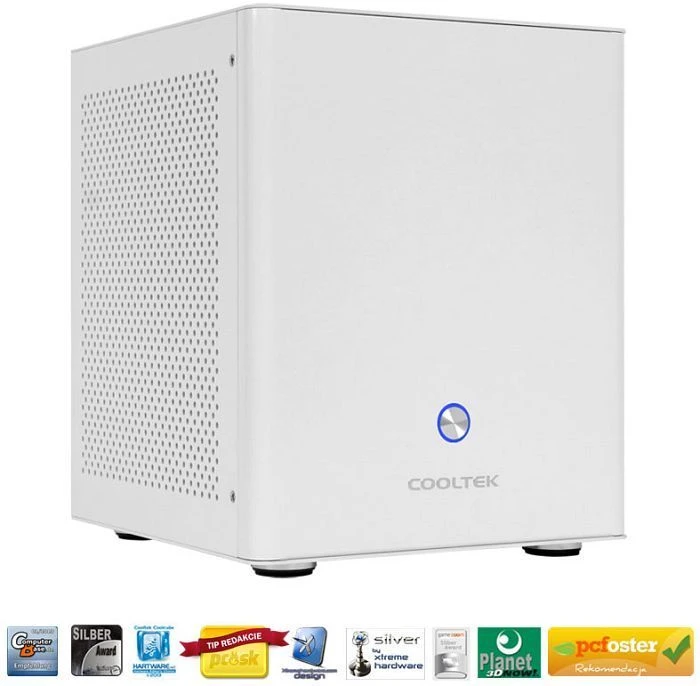 Cooltek Coolcube weiß, Mini-ITX