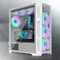 Raijintek Ponos Ultra White TG4, weiß, Glasfenster Vorschaubild