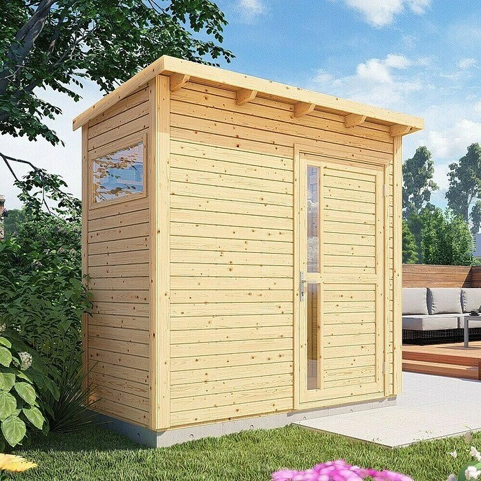 Bertilo Pentus 1 Gartenhaus 234x115cm natur