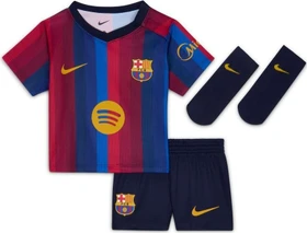 Nike FC Barcelona Stadium Baby 2026/2027 Heimausrüstung kurzarm deep garnet/blue void/blackenend blue/mineral yellow (Junior)