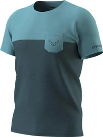 Dynafit Transalper Pocket Funktionsshirt kurzarm smoke blue (Herren)