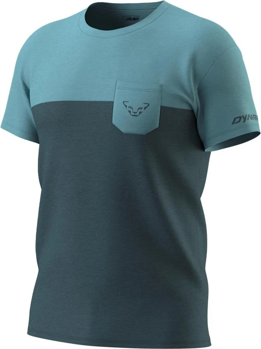 Dynafit Transalper Pocket Funktionsshirt kurzarm smoke blue (Herren)