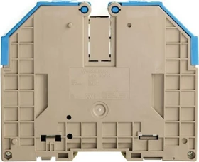 Weidmüller WDU 70/95 BL Durchgangs-Reihenklemme, Schraubanschluss, blau, 95 mm², 232 A, 1000 V, Anzahl Anschlüsse: 2