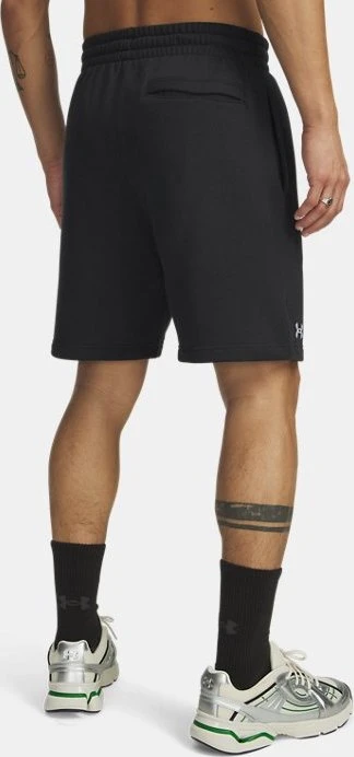 Under Armour Rival Fleece Hose kurz schwarz/weiß (Herren)