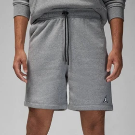 Nike Jordan Brooklyn Fleece Hose kurz carbon heather/white (Herren)
