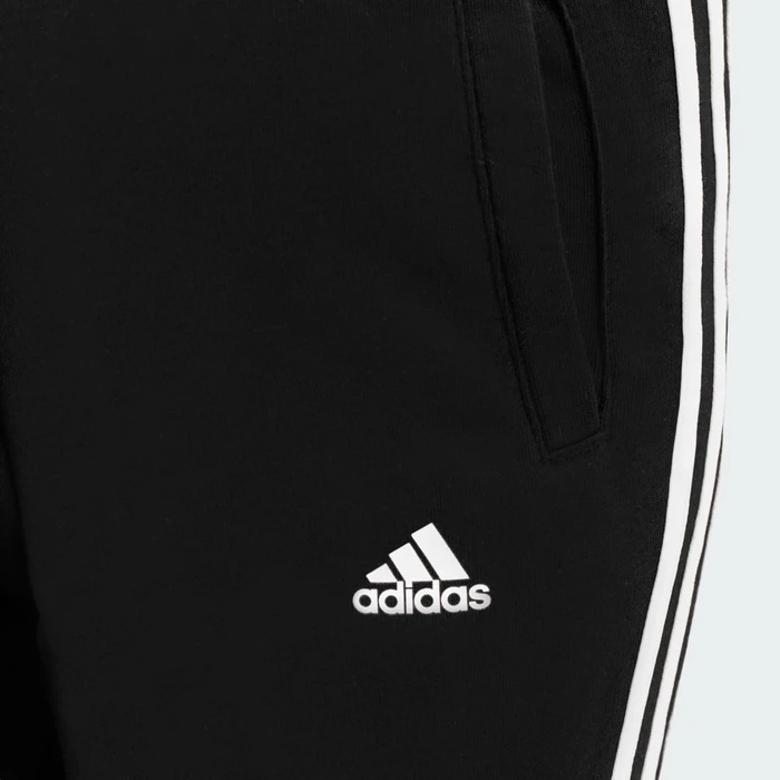 adidas Essentials 3-Streifen Trainingshose lang schwarz/weiß (Junior)