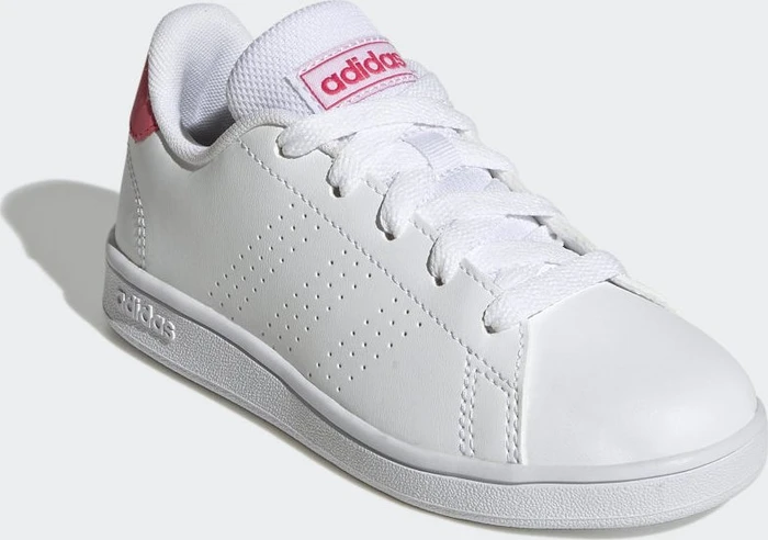 adidas Advantage Lifestyle Court Lace cloud white/real pink/core black (Junior)