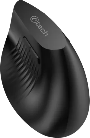 C-Tech VEM-15 Silent Vertical Wireless Dual-Mode Mouse schwarz, USB/Bluetooth