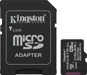 Kingston Industrial Temperature Gen2 R100 128GB Kit, UHS-I U3, A1, Class 10