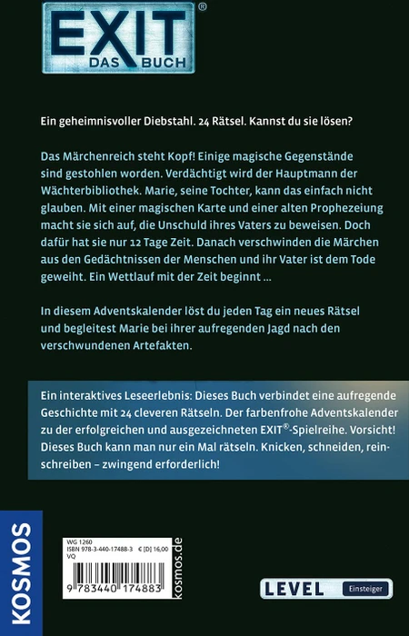 EXIT - Das Buch - Der Adventskalender: Die düstere Prophezeiung
