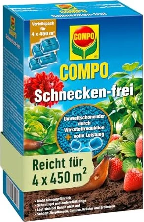 Compo Schnecken-Frei Streugranulat, 900g (4x 225g) (20655) ab  11,28  (2026) | heise preisvergleich Deutschland