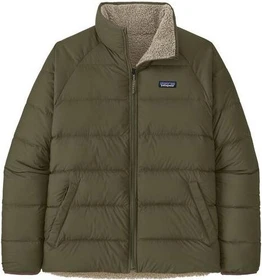 Patagonia Reversible Silent Down Fleece Funktionsjacke basin green (Herren)
