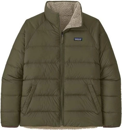 Patagonia Reversible Silent Down Fleece Funktionsjacke basin green (Herren)