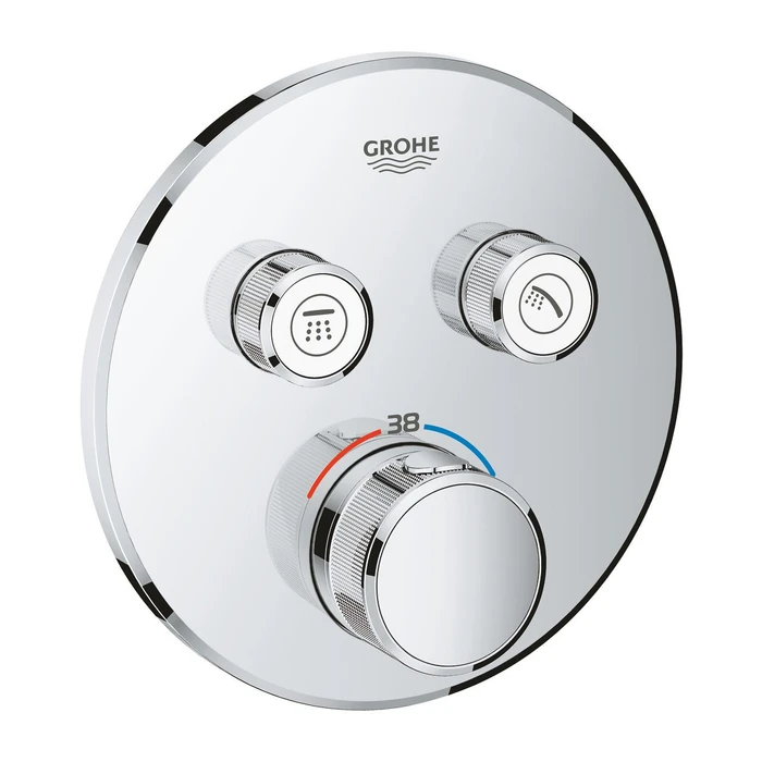 Grohe Grohtherm SmartControl Thermostat mit 2 Ventilen chrom