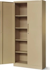 Jan Nowak C001H Flügeltürenschrank, beige/beige, Aktenschrank