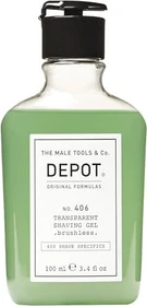 Depot No. 406 Transparent Shaving Gel Rasiergel, 100ml
