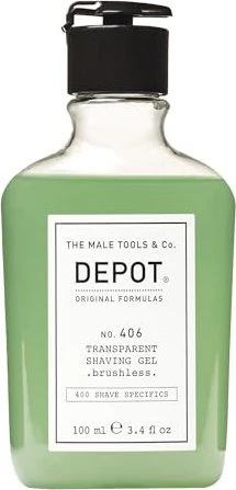 Depot No. 406 Transparent Shaving Gel Rasiergel, 100ml