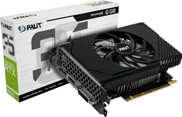 Palit GeForce RTX 3050 StormX, 6GB GDDR6, DVI, HDMI, DP