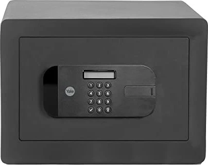 Yale YSFB/250/EB1 High Security Fingerprint Safe Home Tresor, Schlüsselschloss/elektronisches Zahlenschloss/Fingerprintreader