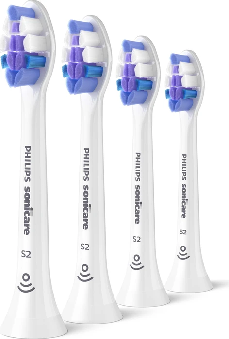 Philips HX6054/10 Sonicare S2 Sensitive Ersatzbürste, 4 Stück