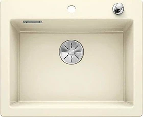 Blanco Palona 6 InFino Einbau Becken mittig mit Ablauffernbedienung magnolia glänzend