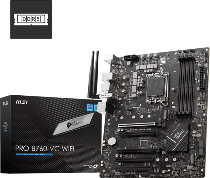 MSI PRO B760-VC WIFI (Intel 1700)