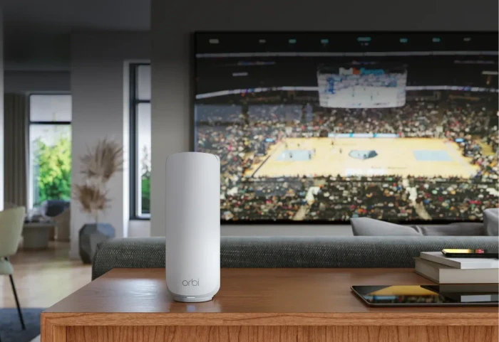 Netgear Orbi Wi-Fi 7, 370 Serie RBE372, BE3600, weiß, Router und Repeater Set, 2er-Bundle