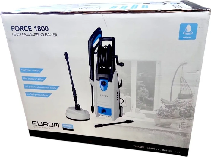 Eurom Force 1800 Elektro-Hochdruckreiniger inkl. Terrassenreiniger