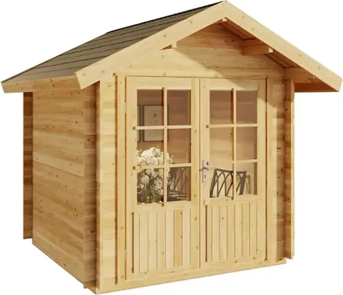 Alpholz Gartenhaus Palma 251x251cm natur