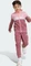 adidas Tiberio 3-Streifen Colorblock Shiny Trainingsanzug semi pink spark/preloved crimson/sandy pink (Junior) Vorschaubild