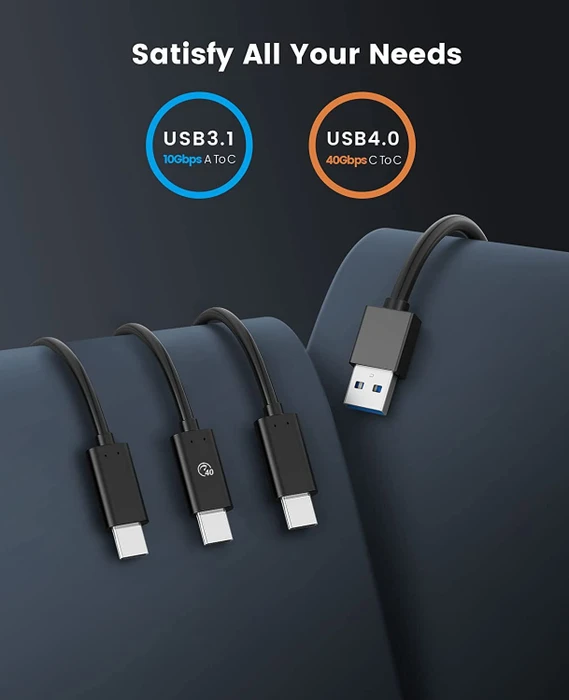 Orico M.2 SSD Enclosure, grau, USB4