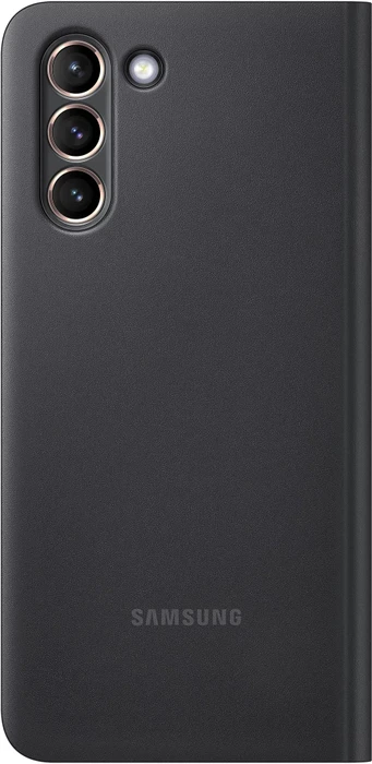 Samsung Clear View Cover für Galaxy S21 schwarz