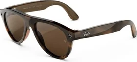 Ray-Ban Meta Aviator Gen 3 54mm polished havana/clear-brown transitions