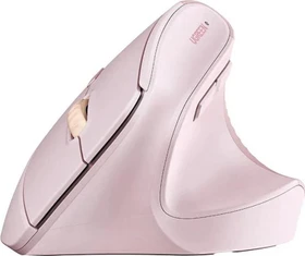 Ugreen M571 Ergonomic Vertical Wireless Mouse, rosa, USB/Bluetooth