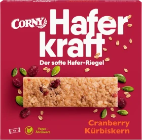 Corny Haferkraft Müsliriegel Cranberry Kürbiskern 140g (4x 35g)