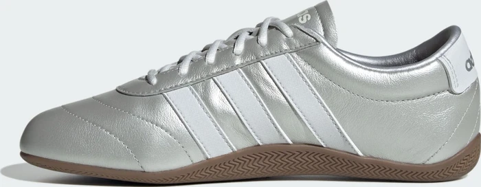 adidas Grand Court Lo silver metallic/crystal white/gum (Damen)