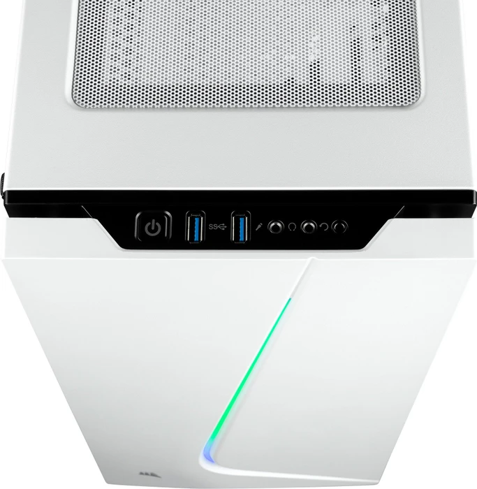 Corsair Carbide Series SPEC-06 RGB weiß, Glasfenster