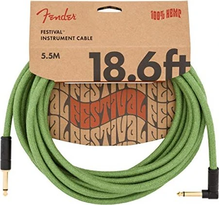 Fender Festival Instrument Cable Green 5.5m