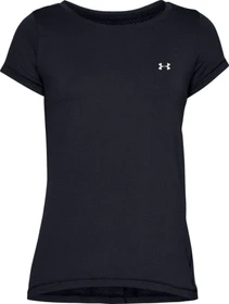 Under Armour HeatGear Armour Funktionsshirt kurzarm black/metallic silver (Damen)