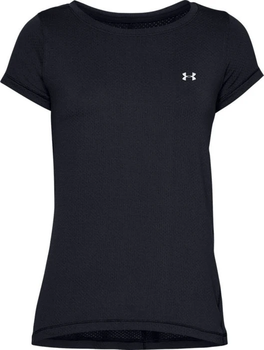 Under Armour HeatGear Armour Funktionsshirt kurzarm black/metallic silver (Damen)