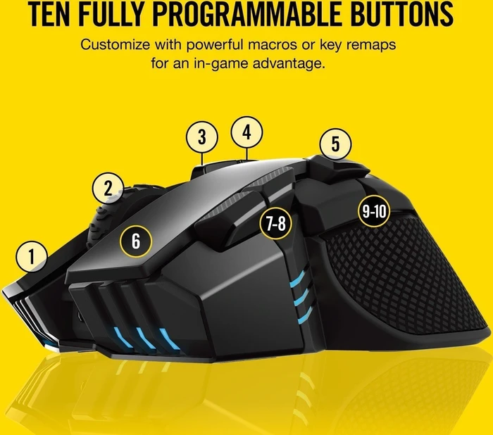 Corsair Ironclaw RGB Wireless, USB/Bluetooth