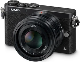Panasonic Lumix DMC-GM1 schwarz mit Objektiv Leica DG Summilux 15mm 1.7 ASPH