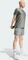 adidas Own the Run Laufshirt kurzarm grey six/white melange (Herren) Vorschaubild