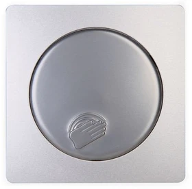 Kopp Paris Dimmat-Abdeckung für Sensor-Dimmer DIMMAT, silber