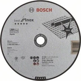 Bosch Professional A46VBF Best for Inox Trennscheibe, 230x1.9x22.23mm, 1 Stück