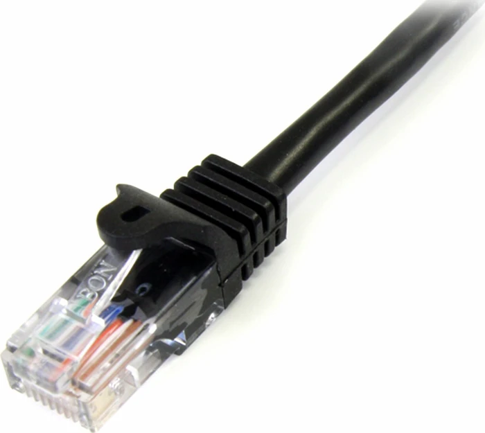 StarTech RNS PVC Patchkabel, Cat5e, U/UTP, RJ-45/RJ-45, 3m, schwarz
