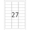 Herma Typenschildetiketten Special, 63.5x29.6mm, wetterfest, silber, matt, 10 Blatt (270 Etiketten) Vorschaubild