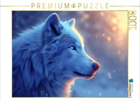 Calvendo Frostglanz: Das klare Blau im weißen Wolfslicht